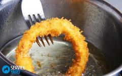 Cara memasak cincin bawang dalam adonan sesuai resep langkah demi langkah dengan foto
