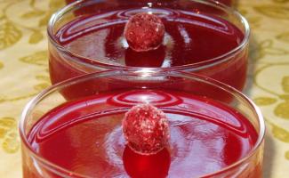 Cherry jelly dengan gelatin: resep paling terjangkau Cara membuat cherry jelly di rumah